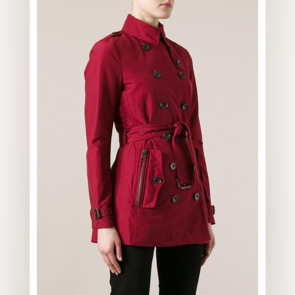 Authentic Burberry Short Trench Coat